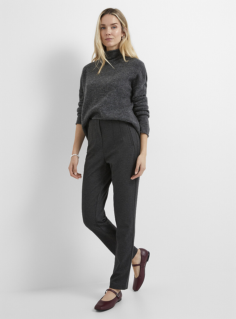 Pantalon De Travail Femme - Taille 16 (Court) - Gris Anthracite - Jambe Droite