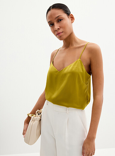 La camisole satin fluide