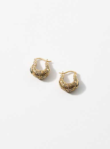 Les boucles d'oreilles cr&eacute;oles Jasmine