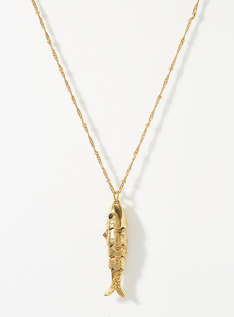 LA2L Assorted Sacha fish necklace for women