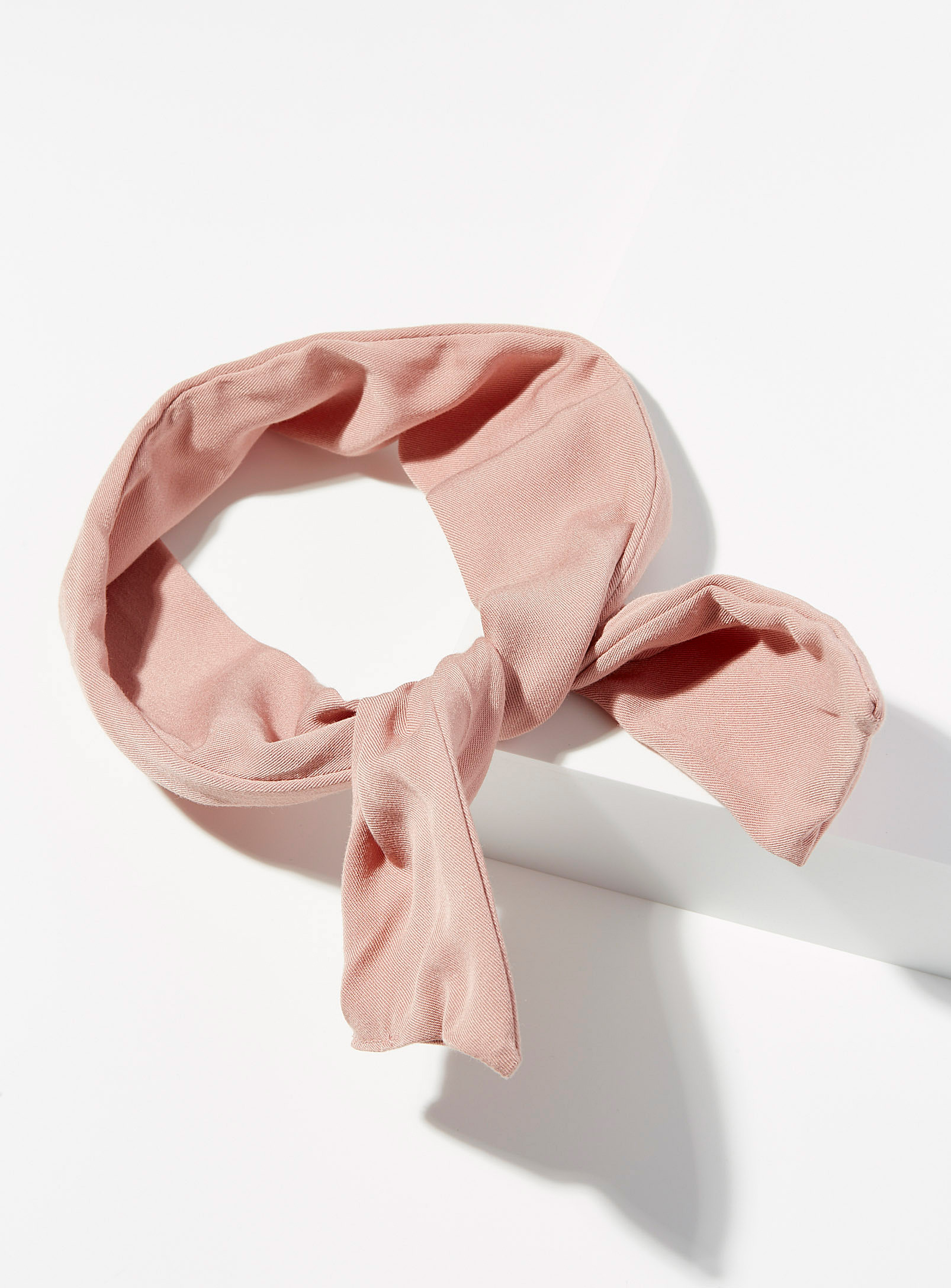 Gibou Ultra-soft Tie Headband In Pink