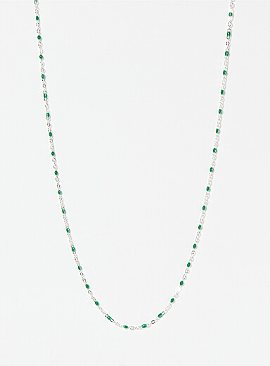 Gresa green gemstone necklace