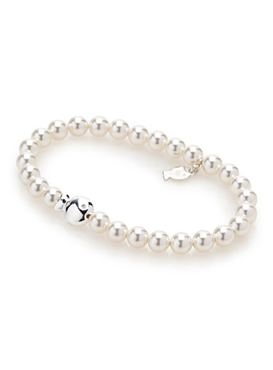 Le bracelet petites perles grises
