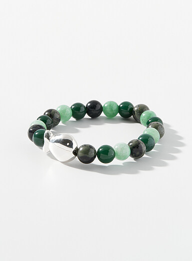 Le bracelet perles color&eacute;es
