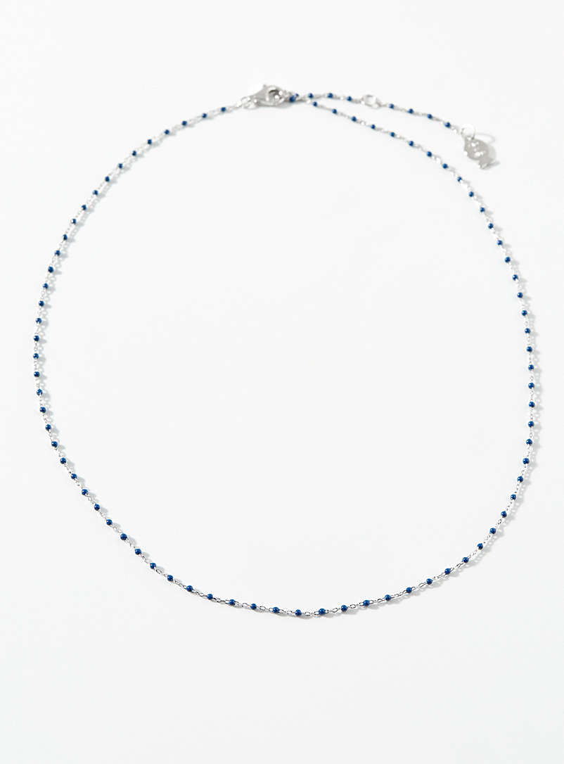 Navy bead chain product image (primary)