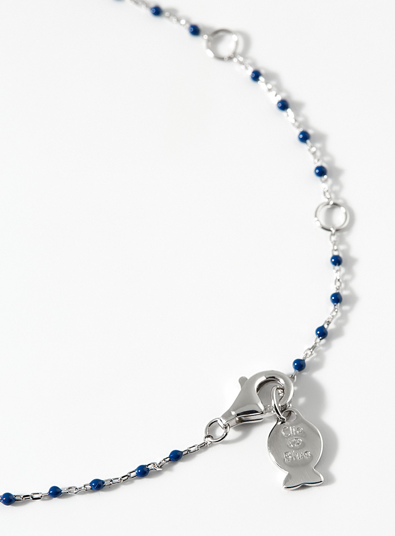 Navy bead chain product image 2
