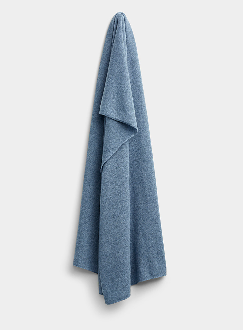 Simons Blue Pure cashmere scarf for women
