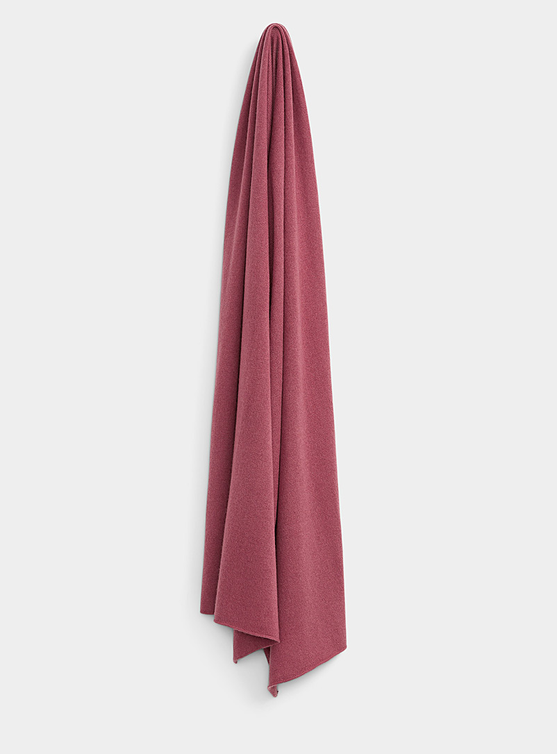 Simons Cherry Red Pure cashmere scarf for women