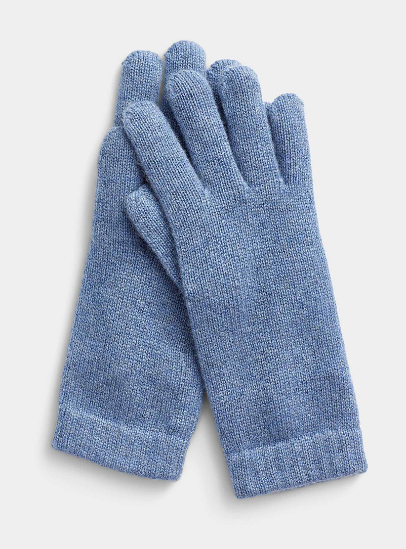 Simons: Le gant pur cachemire Bleu pour femme