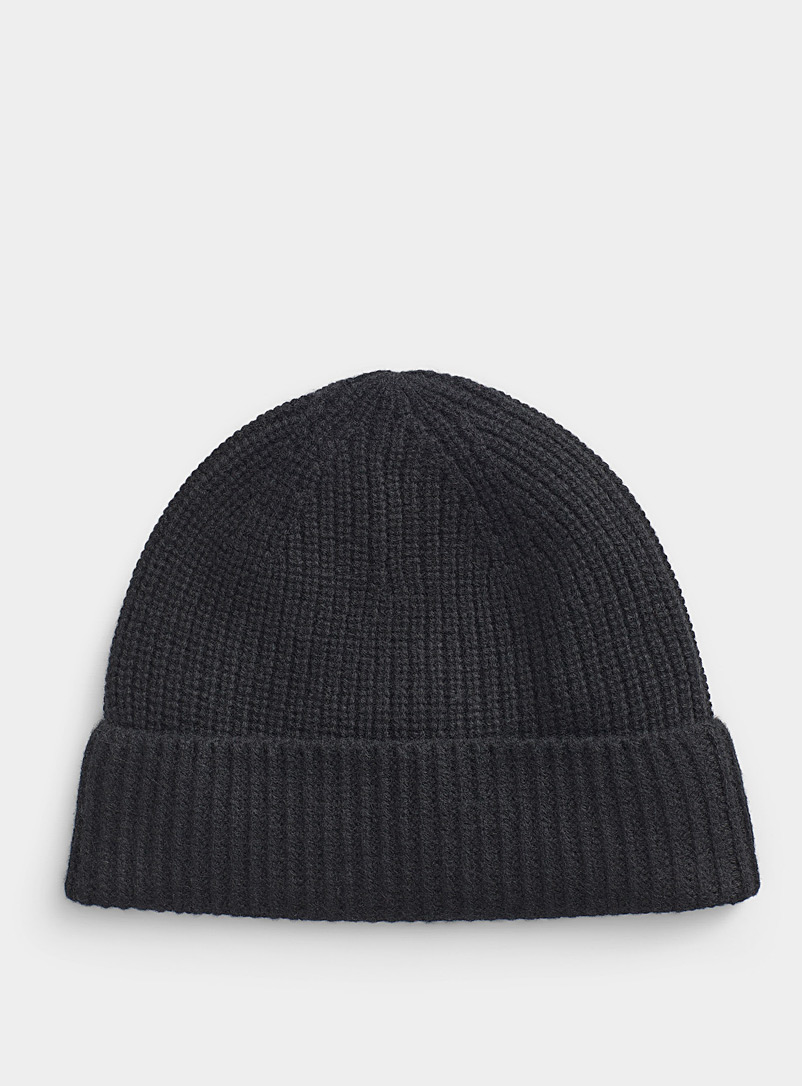 Cashmere wool ribbed tuque | Le 31 | Mens Tuques & Hats | Simons