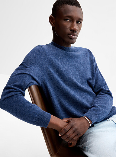 Pure cashmere crew-neck sweater