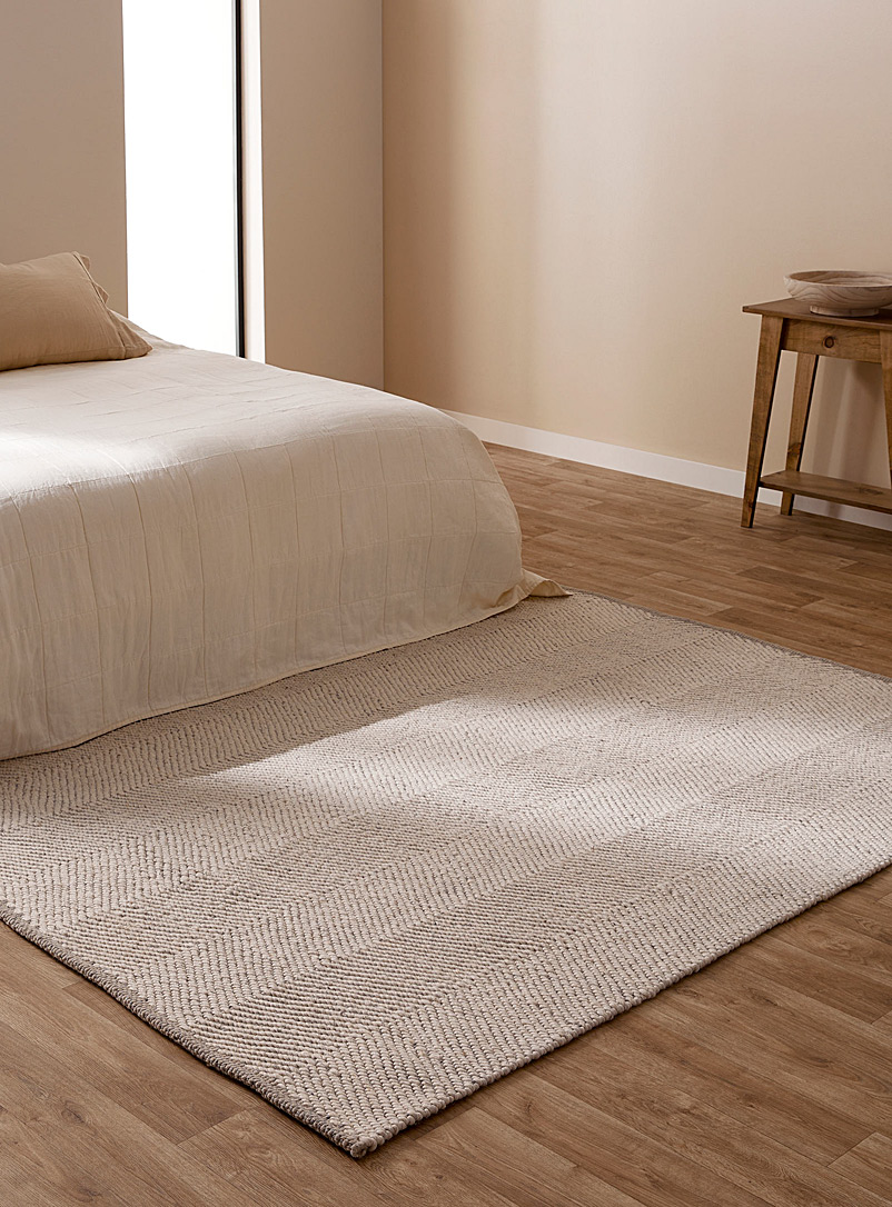 Simons Maison Grey Herringbone mirage artisanal rug See available sizes