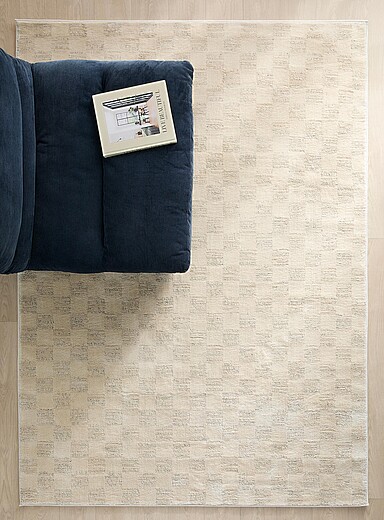 Faded checkerboard rug See available sizes