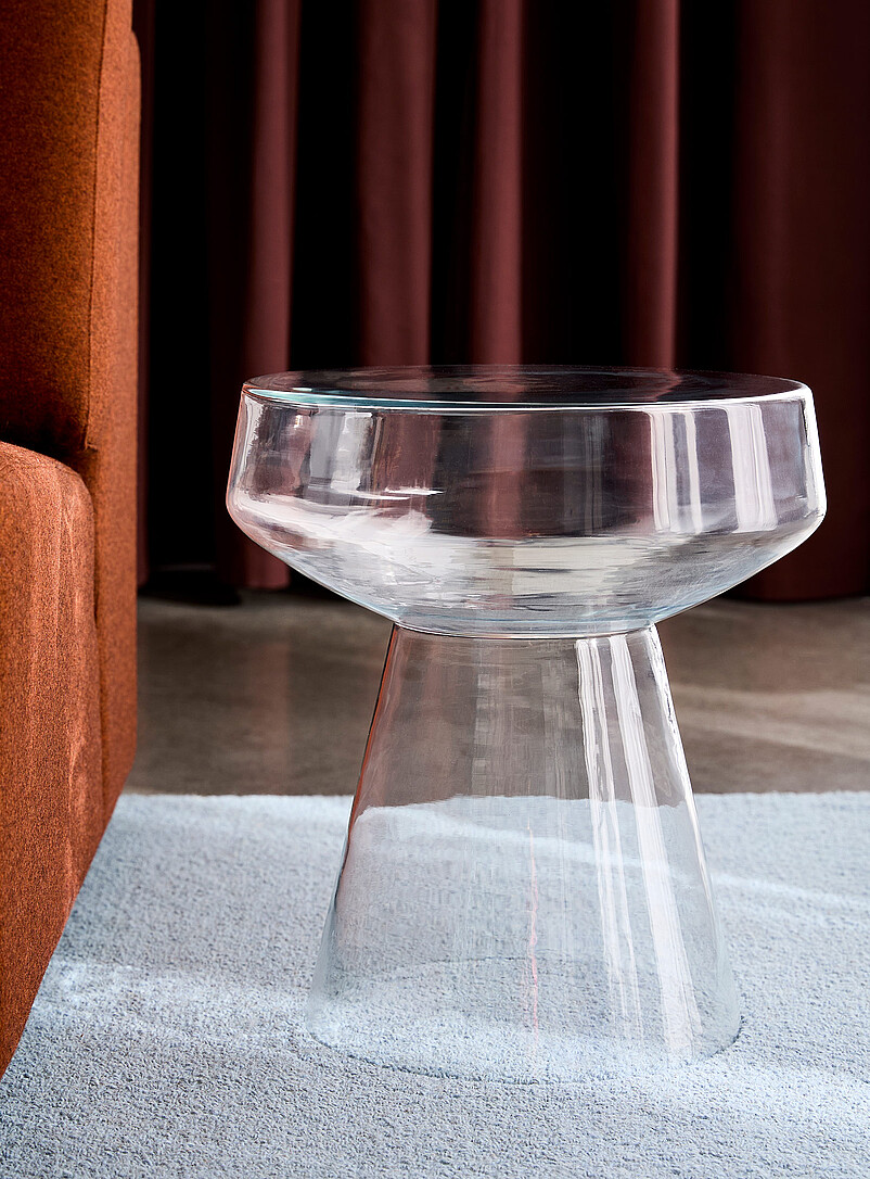Simons Maison Assorted Sculptural glass side table