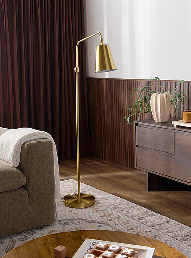 Simons Maison: La lampe sur pied &eacute;pur&eacute;e hauteur ajustable Assorti