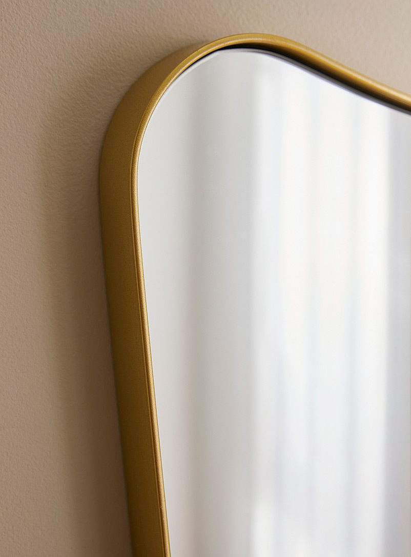 Golden abstract mirror product image 2