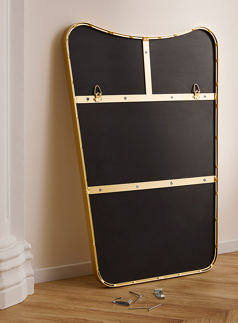 Golden abstract mirror product image 3