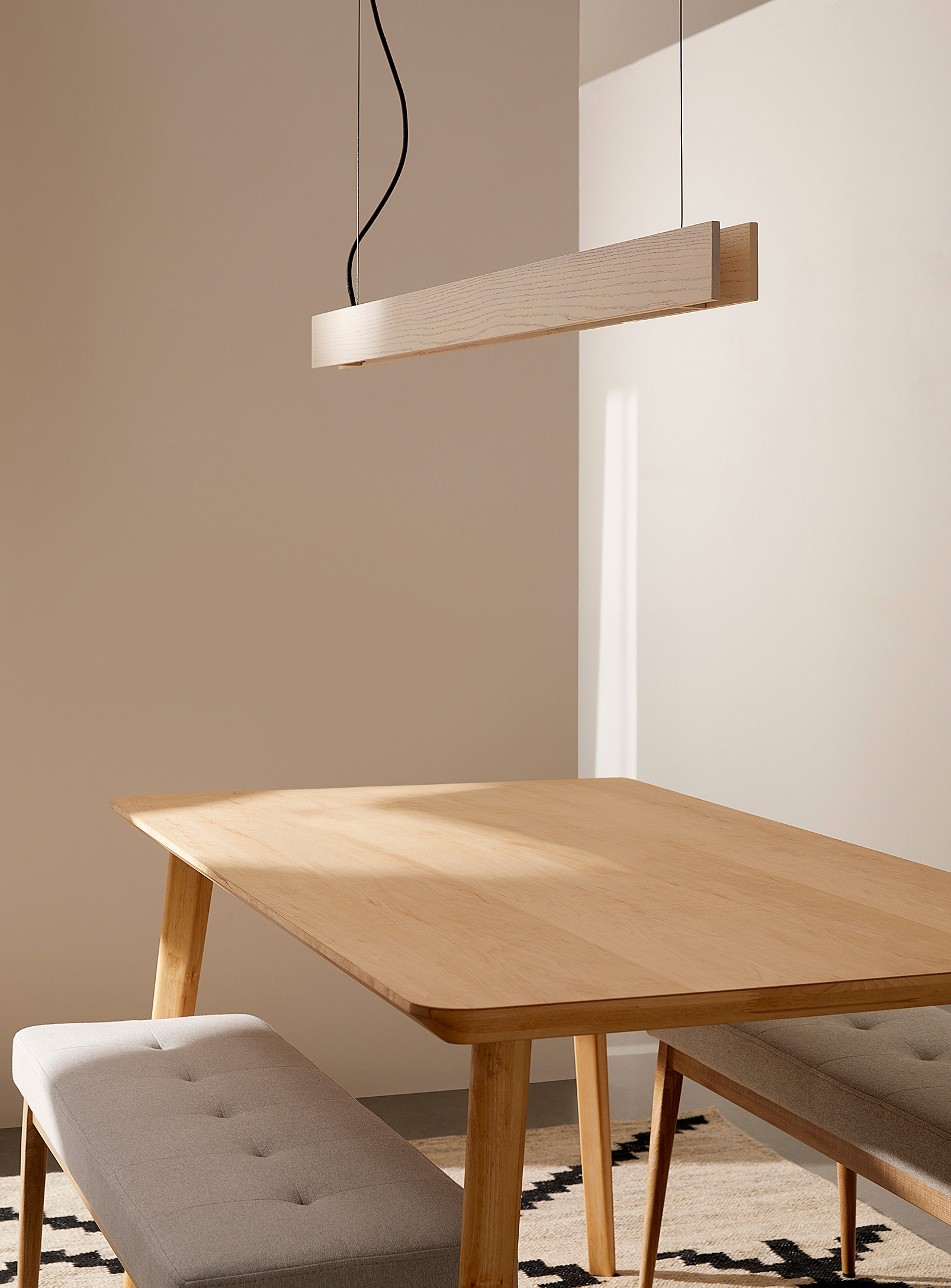 Simons Maison - Oak frame hanging lamp