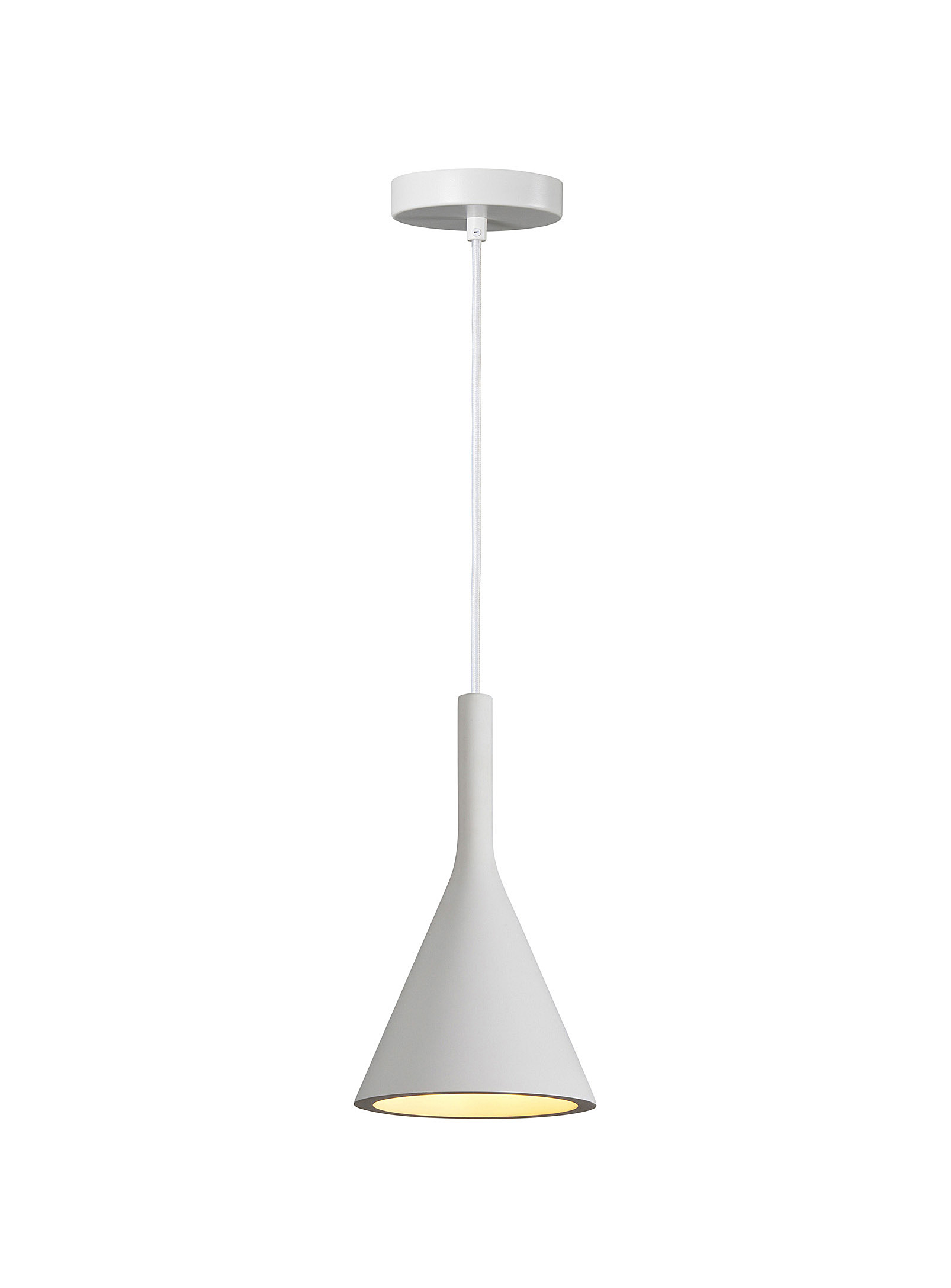 Simons Maison - White conical hanging lamp