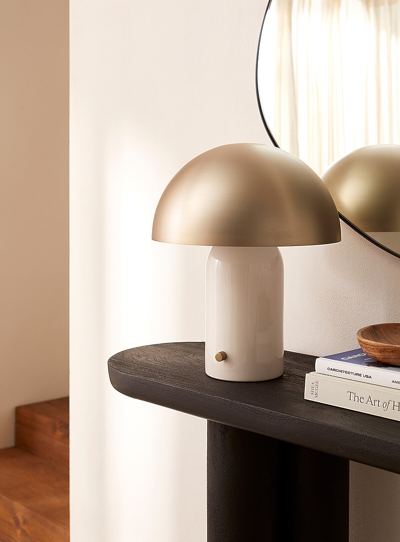 Domed shade sleek table lamp product image (primary)