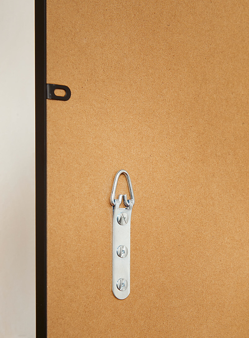 Angular iron frame mirror product image 3