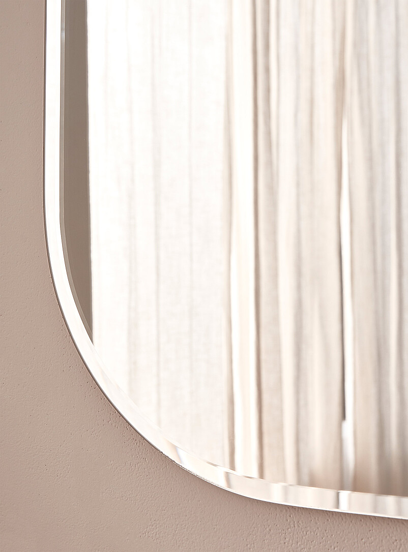 Rounded corners glass mirror product image 2