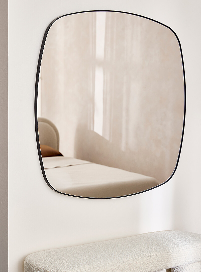 Rounded Edges Square Mirror