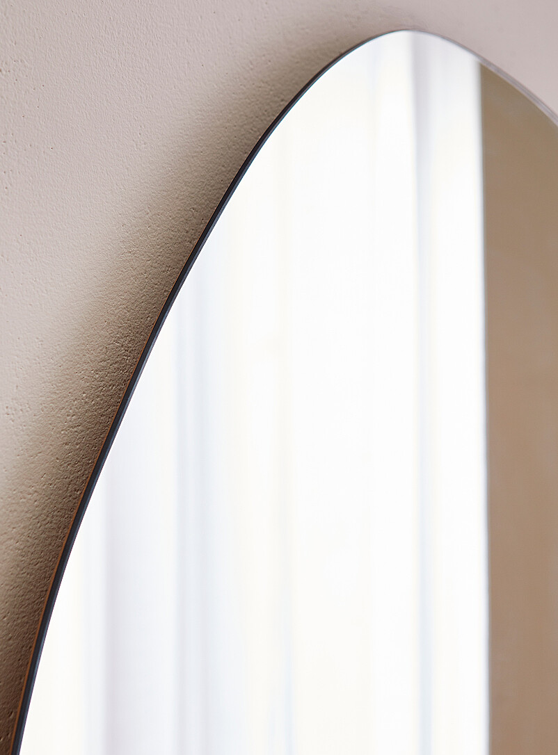 Wavy all-glass mirror product image 2