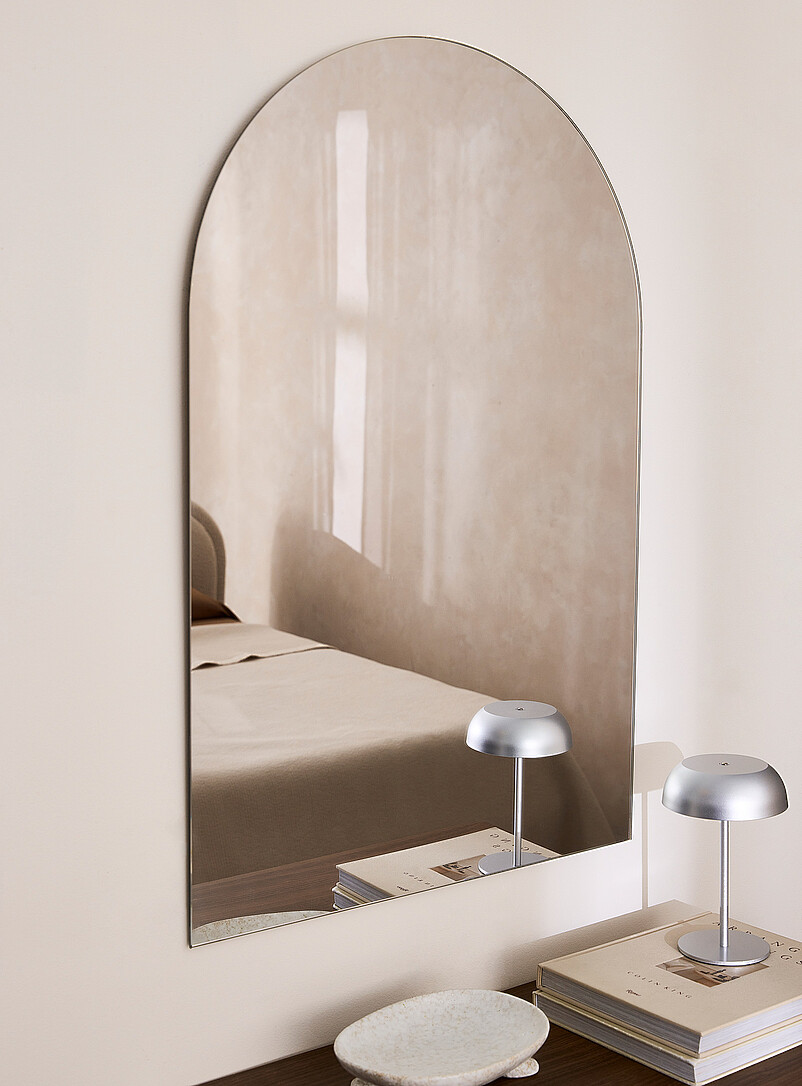 Arched All-Glass Mirror