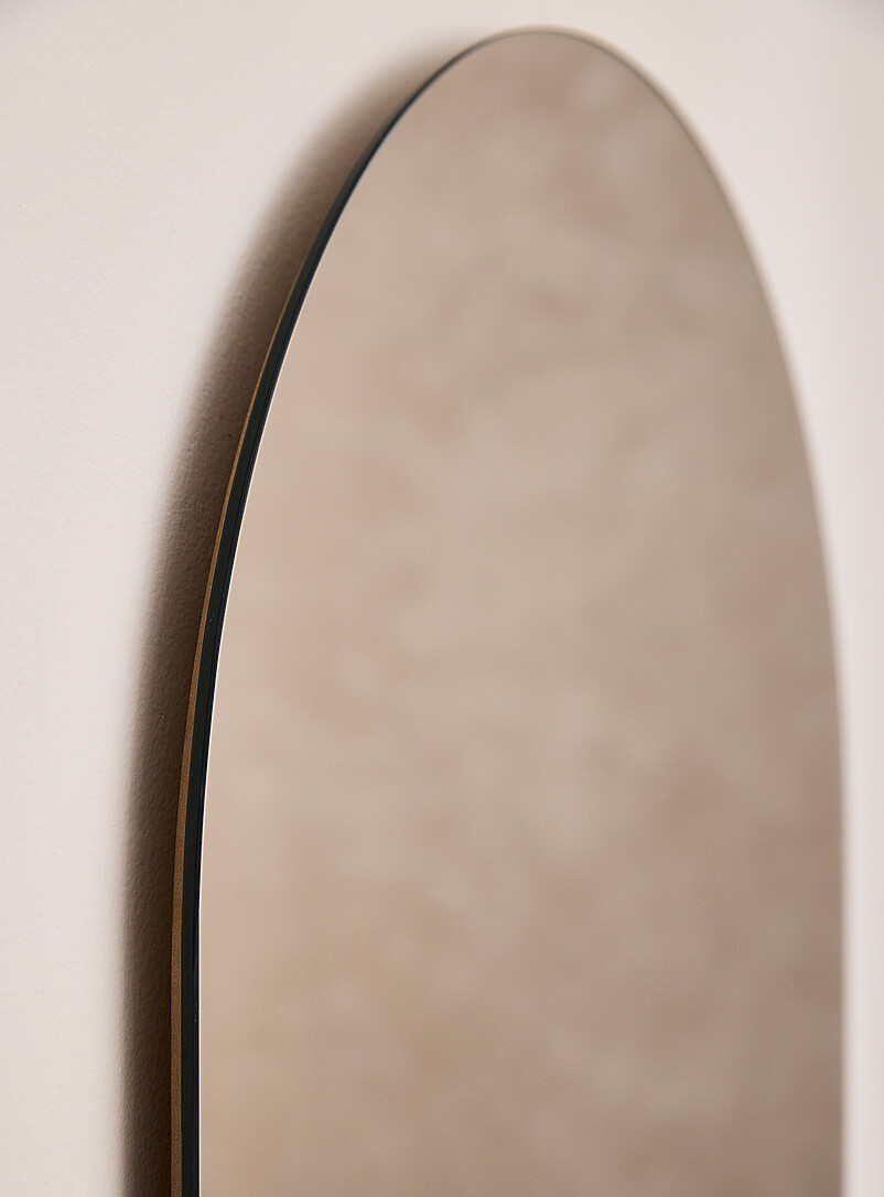 Arched all-glass mirror product image 2