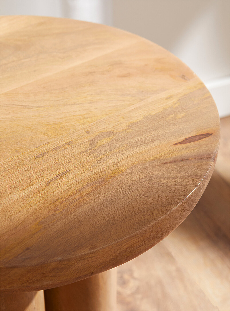 Cylindrical base retro-modern accent table product image 3