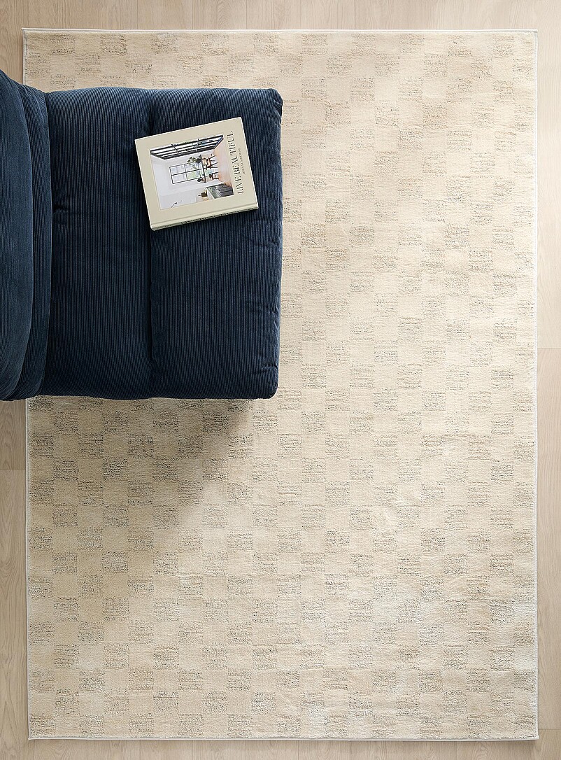 Faded Checkerboard Rug See Available Sizes