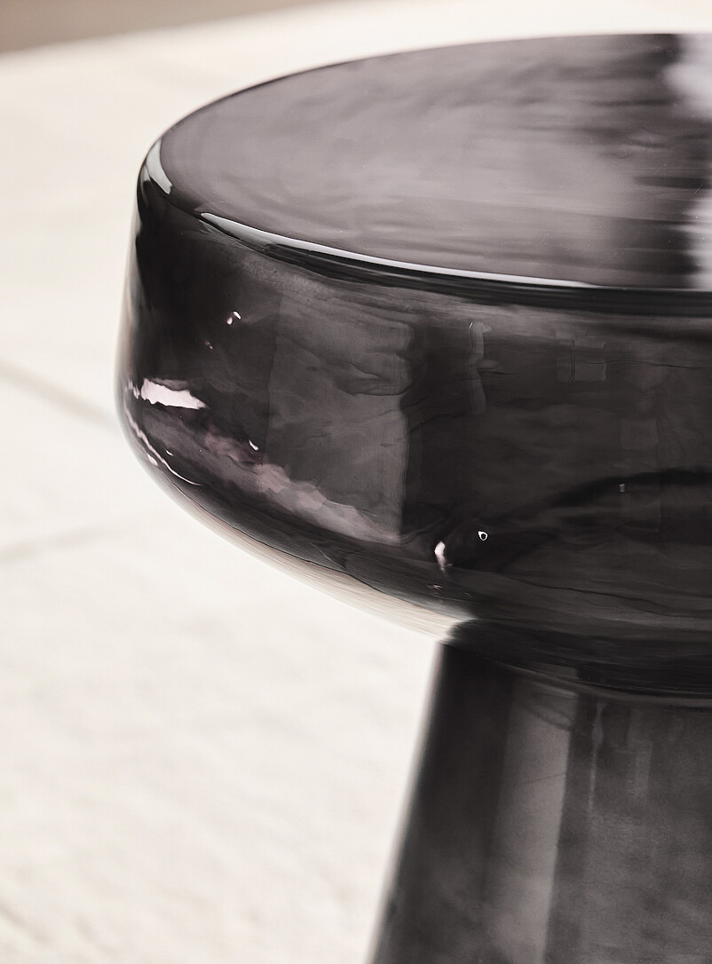 Sculptural glass side table product image 3
