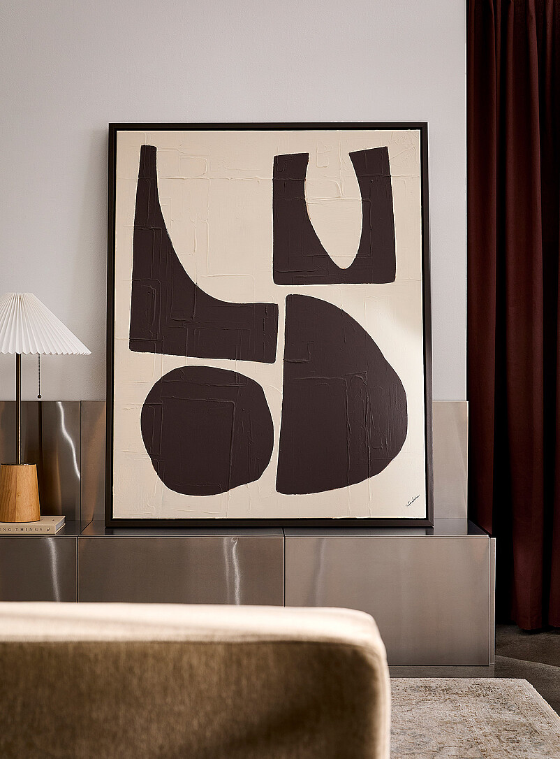 Deconstructed Shapes Painting 50" X 40"