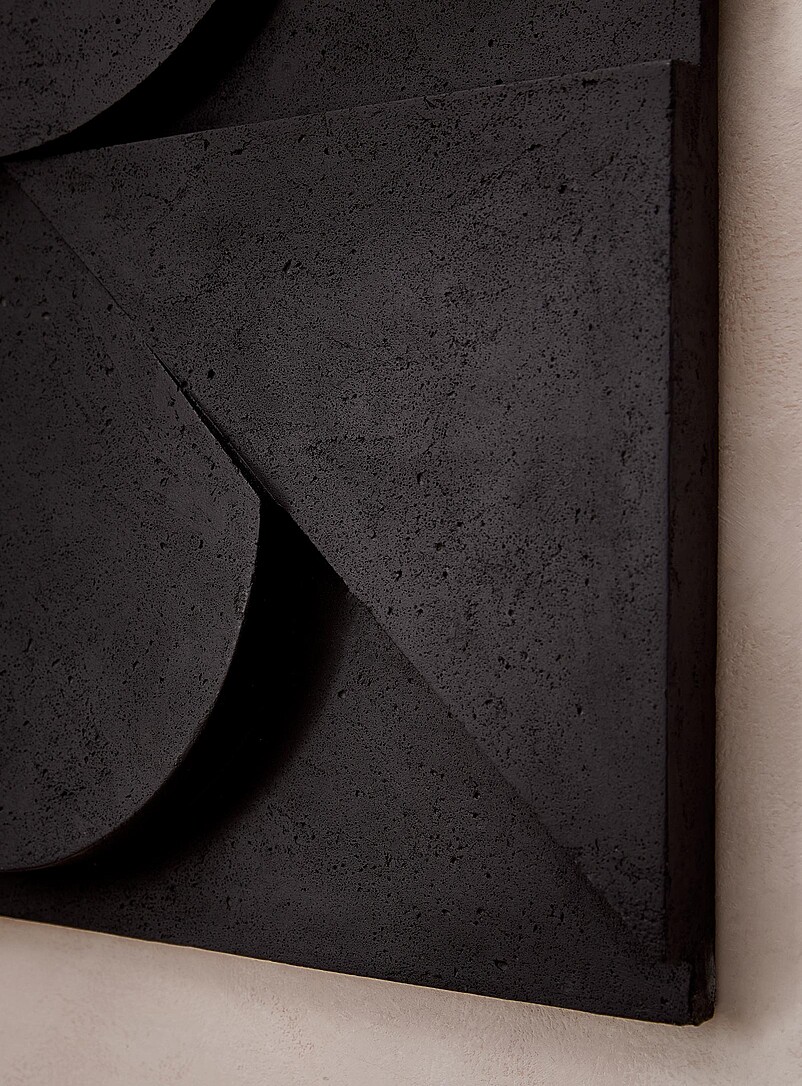 Geometric shapes volcanic rock wall art 24" x 24" product image 2