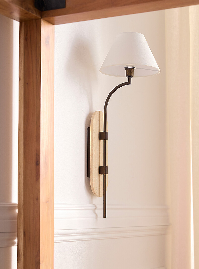 Antique bronze finish wall sconce product image 2