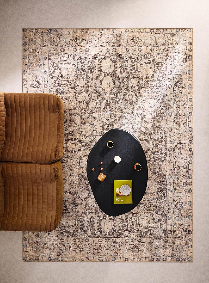 Faded baroque ornaments rug See available sizes product image (primary)