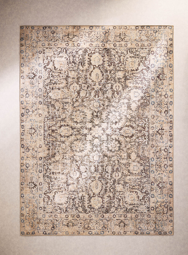 Faded baroque ornaments rug See available sizes product image 2
