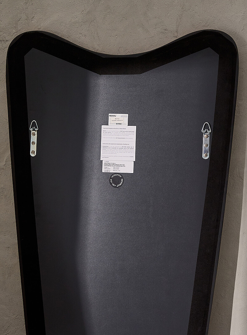Golden frame mirror product image 3