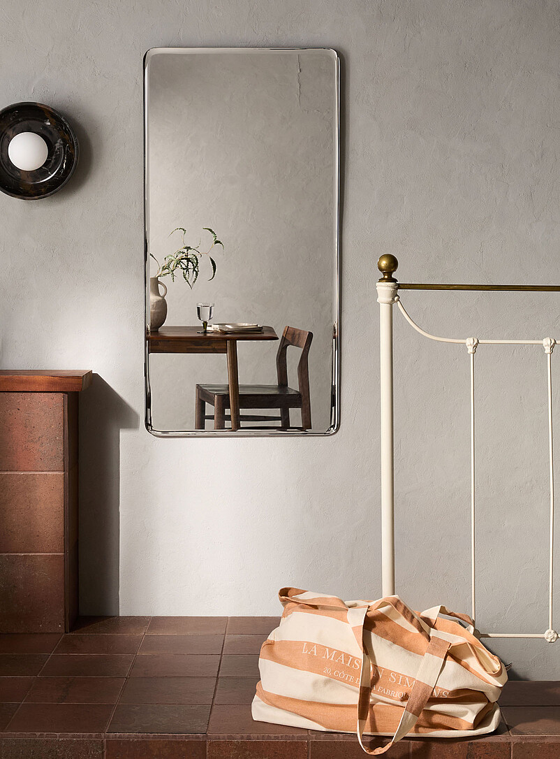 Minimalist Frameless Mirror