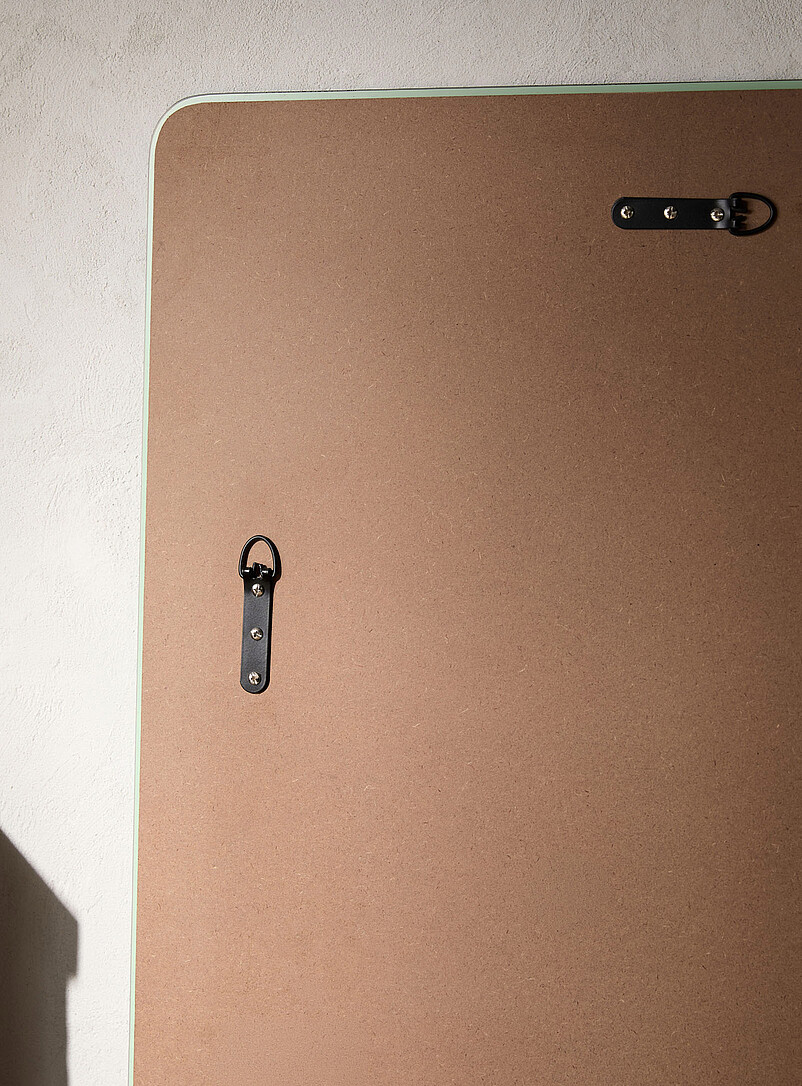 Minimalist frameless mirror product image 3