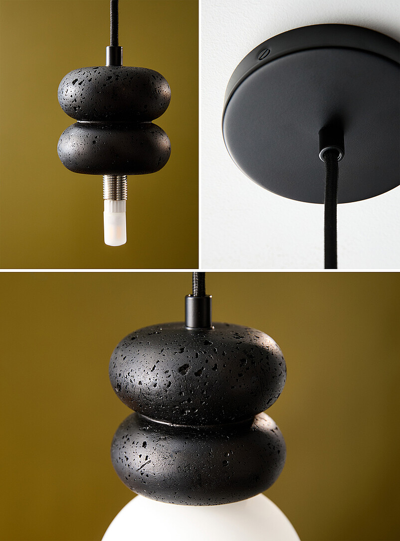 Stacked donut hanging lamp product image 3