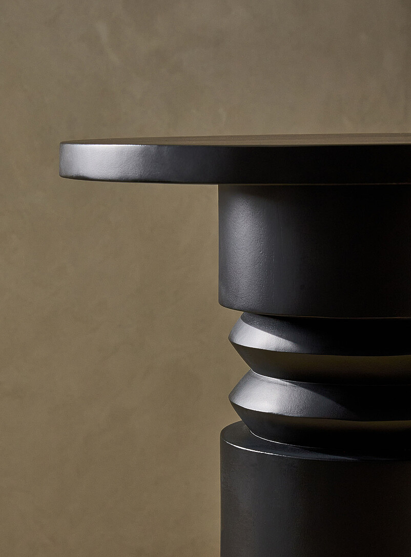 Sculptural base side table product image 3