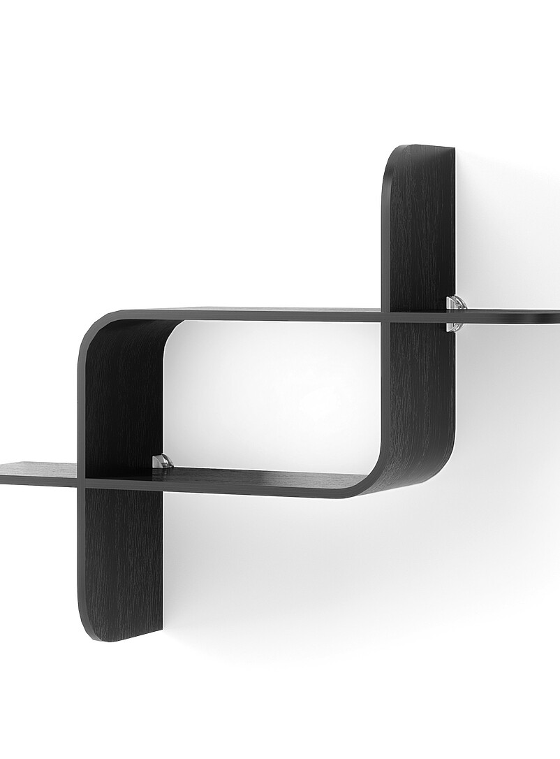 Umbra Chocolate/Espresso Montage wall shelf