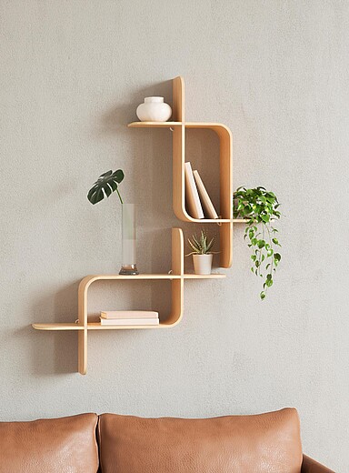Umbra Chocolate/Espresso Montage wall shelf