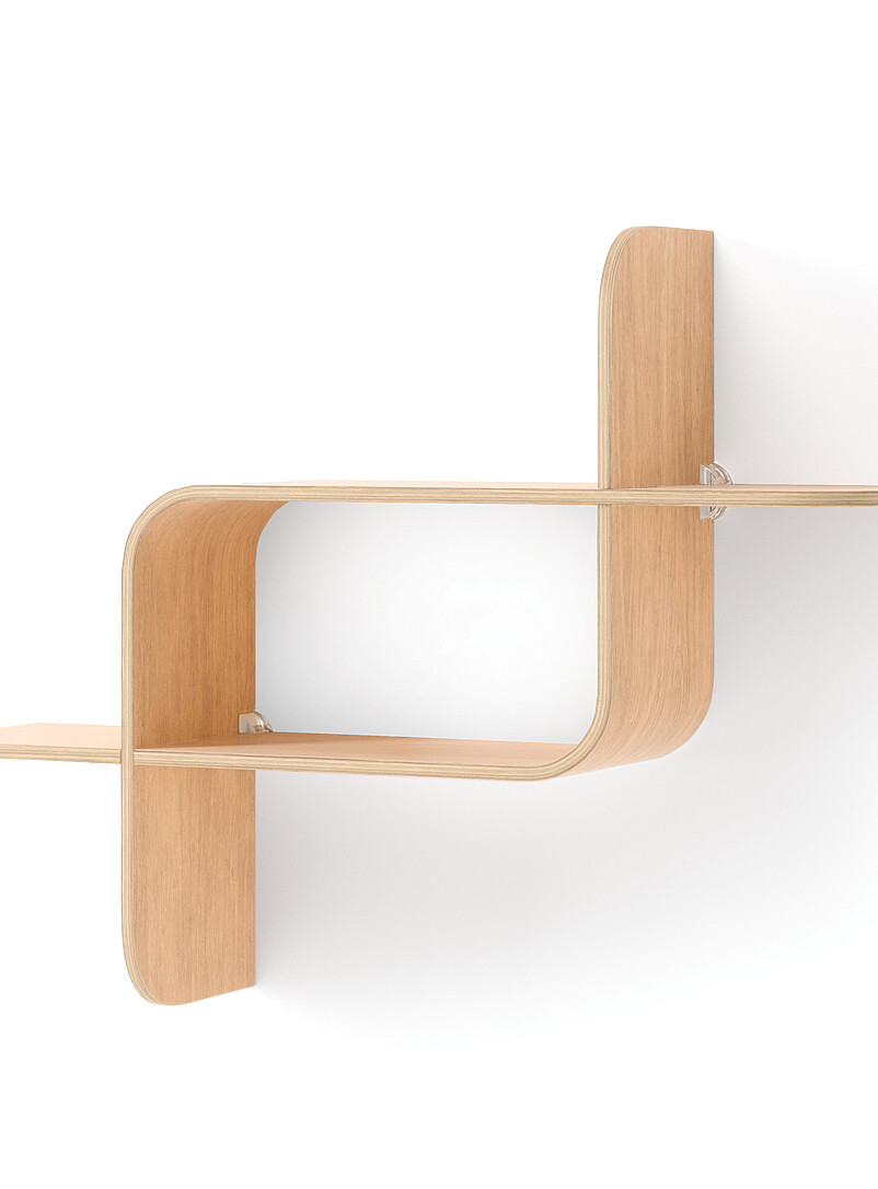Umbra Chocolate/Espresso Montage wall shelf