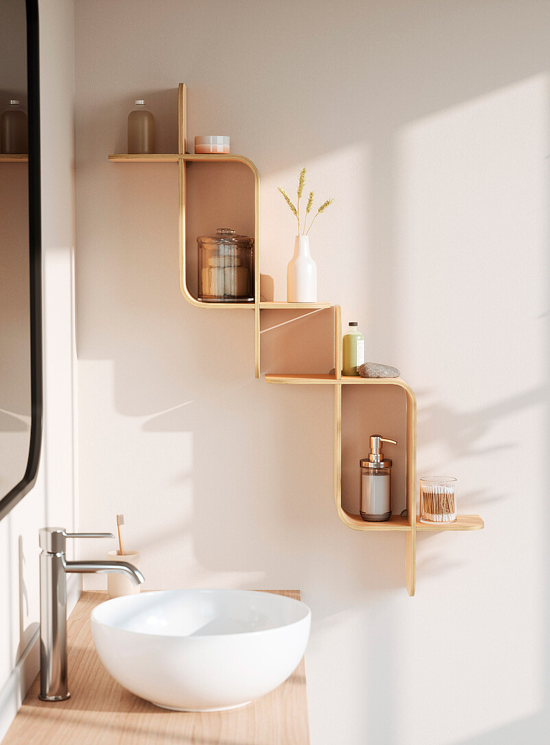 Umbra Chocolate/Espresso Montage wall shelf