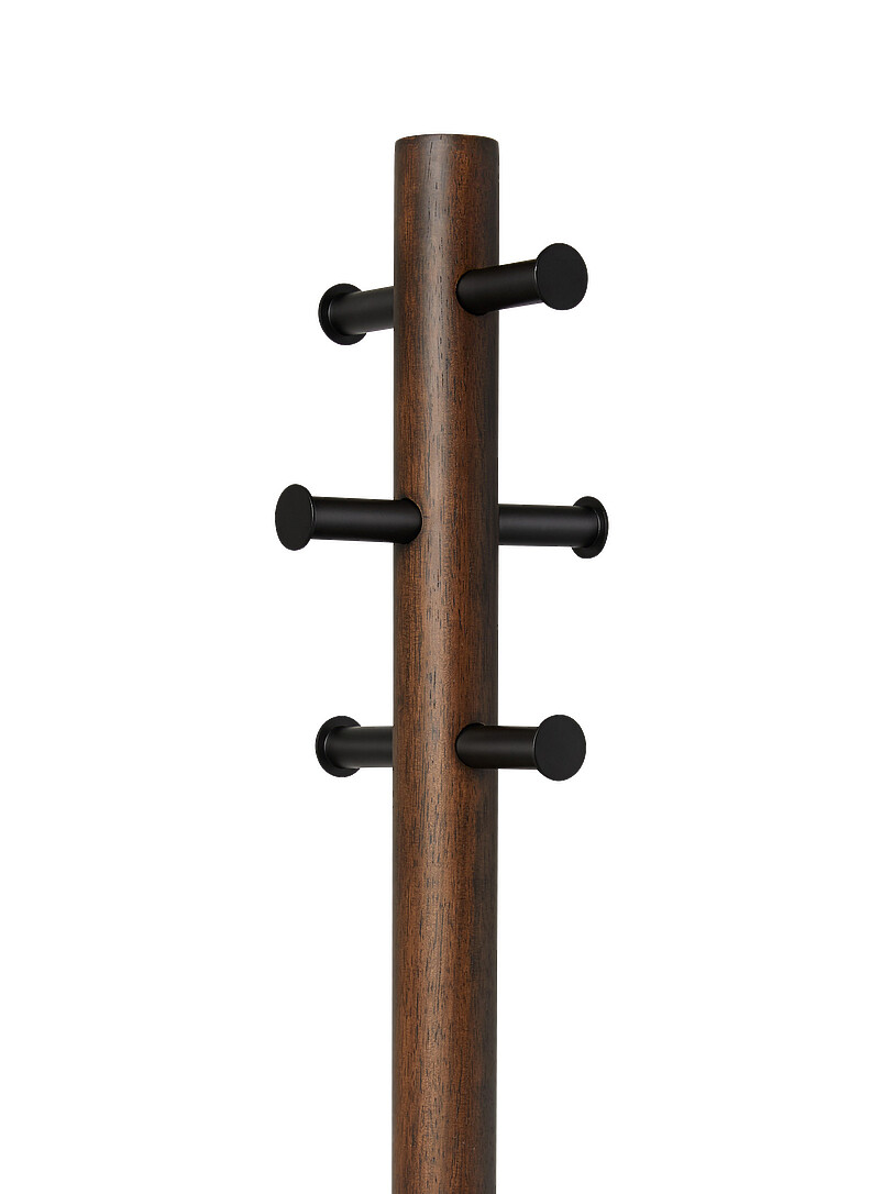 Umbra White Pillar stool and coat rack