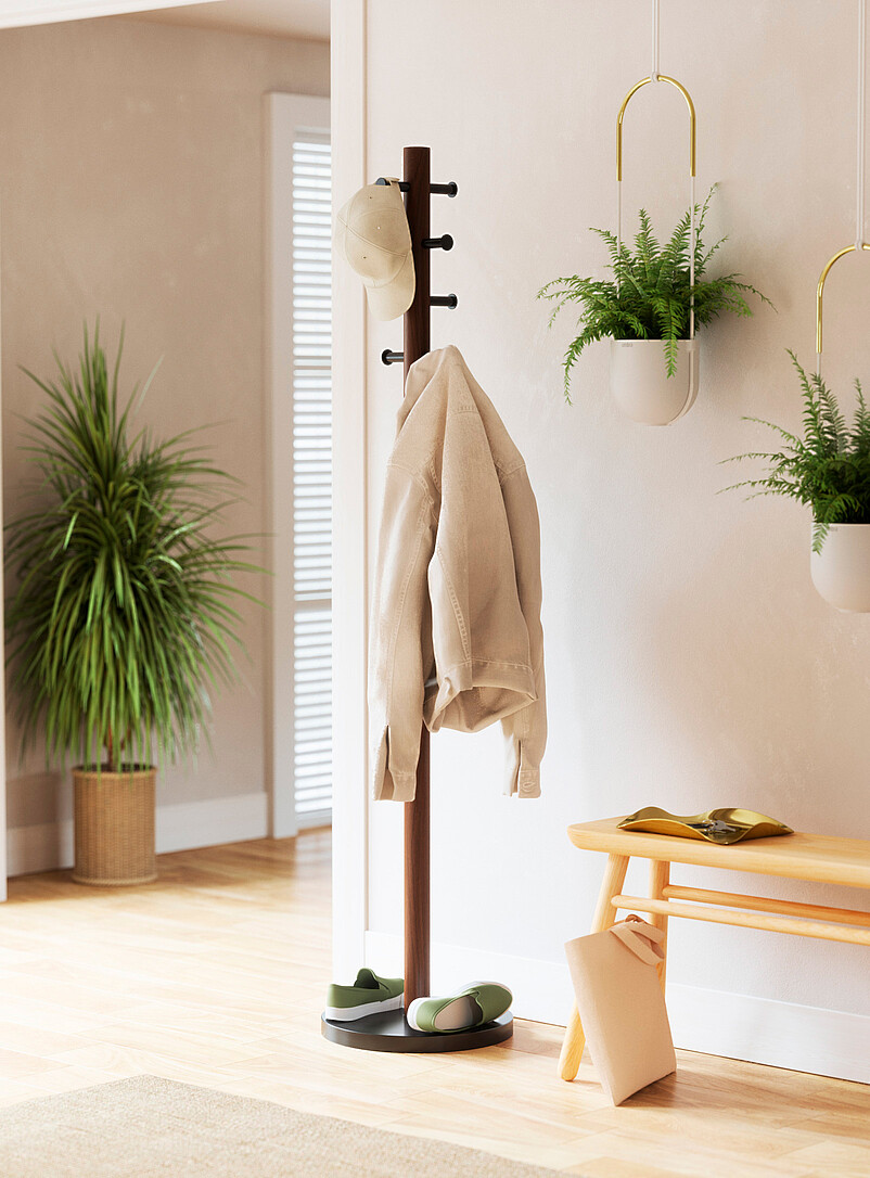 Pillar coat rack product image (primary)