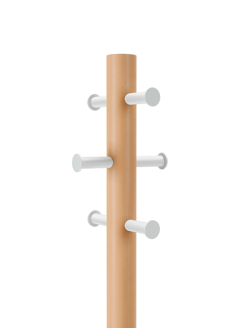 Pillar stool and coat rack product image 2